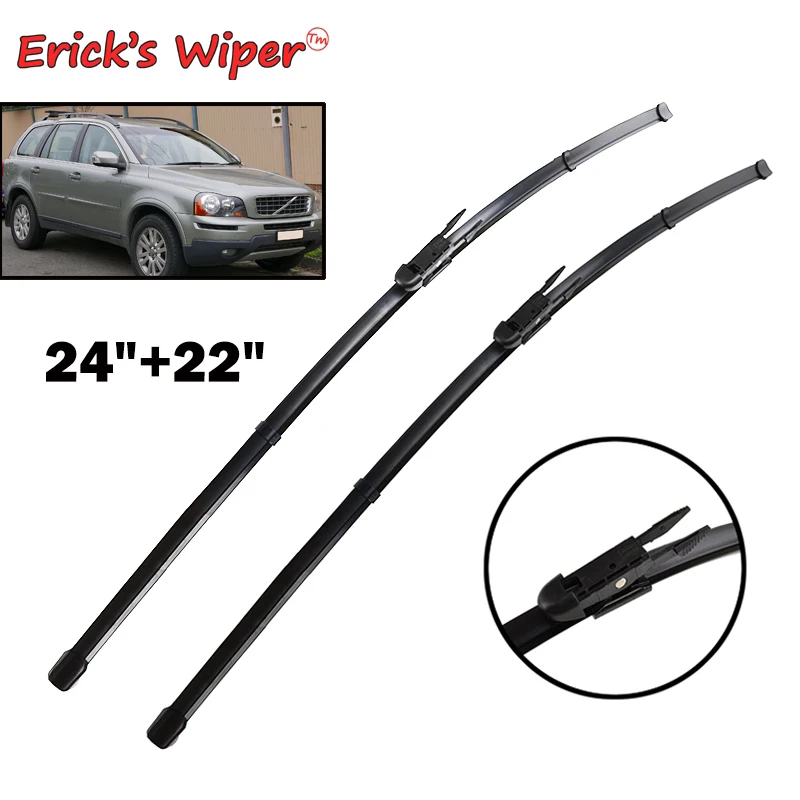 Erick's Wiper LHD Front Wiper Blades For Volvo XC90 MK1 2005 - 2014 Windshield Windscreen Front Window 24"+22"
Erick's Wiper LHD Front Wiper Blades For Volvo XC90 MK1 2005 - 2014 Windshield Windscreen Front Window 24"+22"