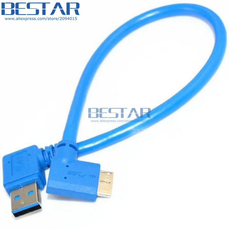 (100pcs/lot) 30cm 1FT USB 3.0 A 90D Right & Left angle male AM to USB3.0 Micro B male left angled hard disk camera short Cable
(100pcs/lot) 30cm 1FT USB 3.0 A 90D Right & Left angle male AM to USB3.0 Micro B male left angled hard disk camera short Cable
