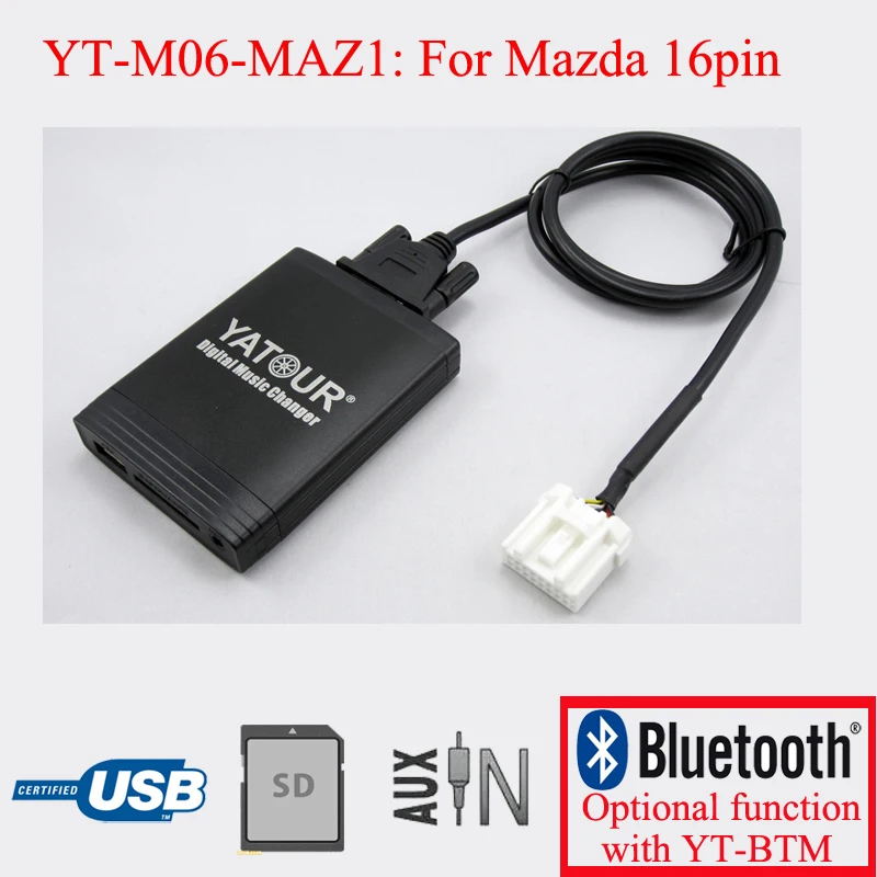 Фото Цифровой usb адаптер Yatour для Mazda 16pin|digital cd changer|digit cdchanger - купить