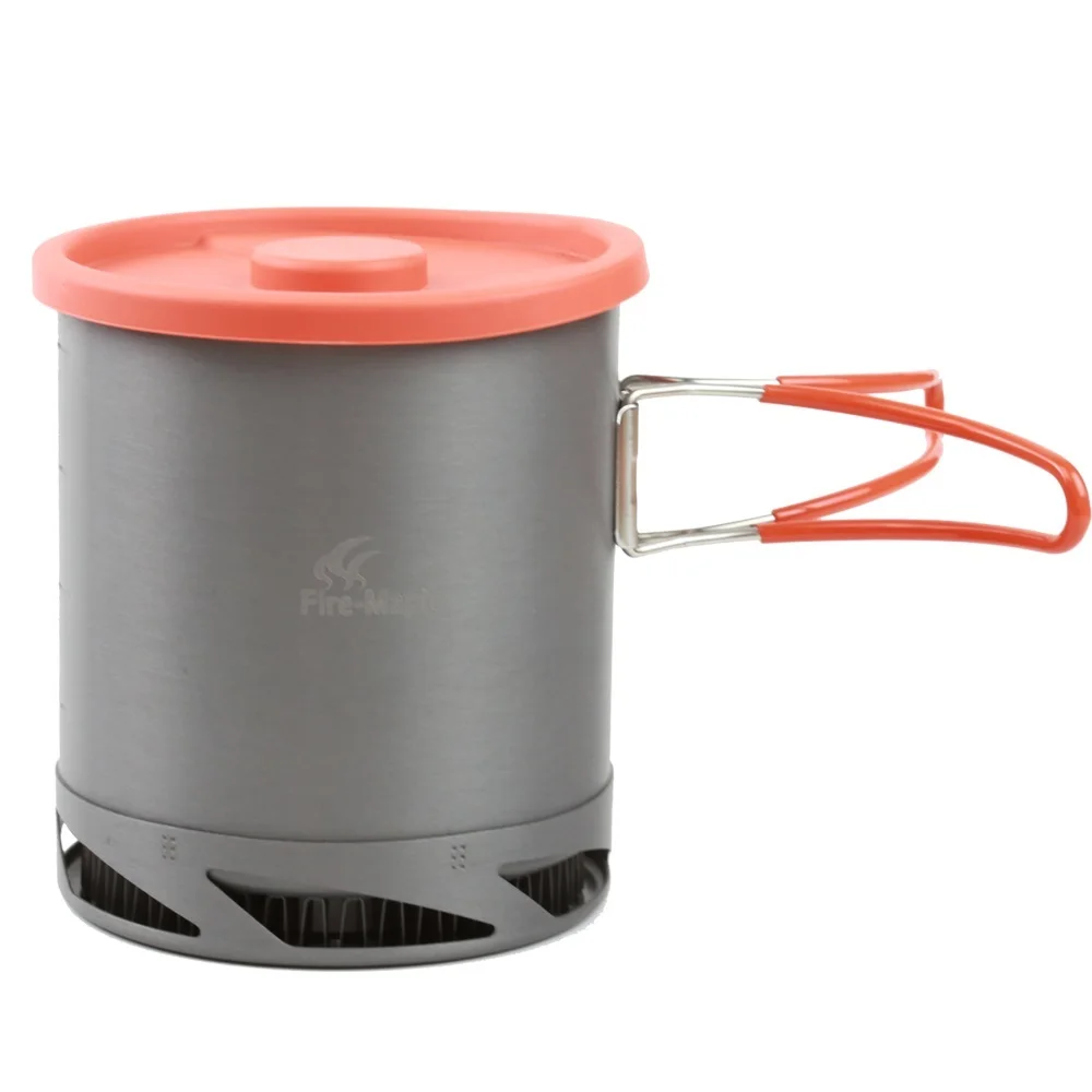 Fire Maple Outdoor Camping Heat Collectiing Exchanger Kettle Cup Picnic Cookware Pot With Foldable Handle Hiking Set 1L FMC-XK6
Fire Maple Outdoor Camping Heat Collectiing Exchanger Kettle Cup Picnic Cookware Pot With Foldable Handle Hiking Set 1L FMC-XK6