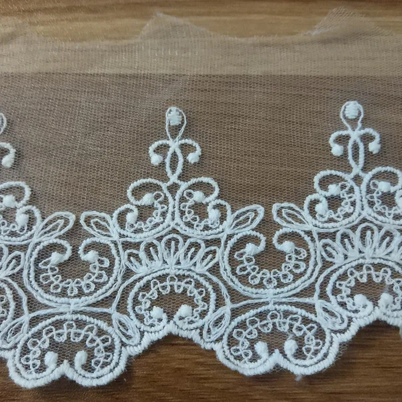 1Yards Embroidery Mesh Lace White Sweet Embroidered Lace Trim DIY Craft Materials Clothing Accessories Apparel Sewing Fabric
1Yards Embroidery Mesh Lace White Sweet Embroidered Lace Trim DIY Craft Materials Clothing Accessories Apparel Sewing Fabric