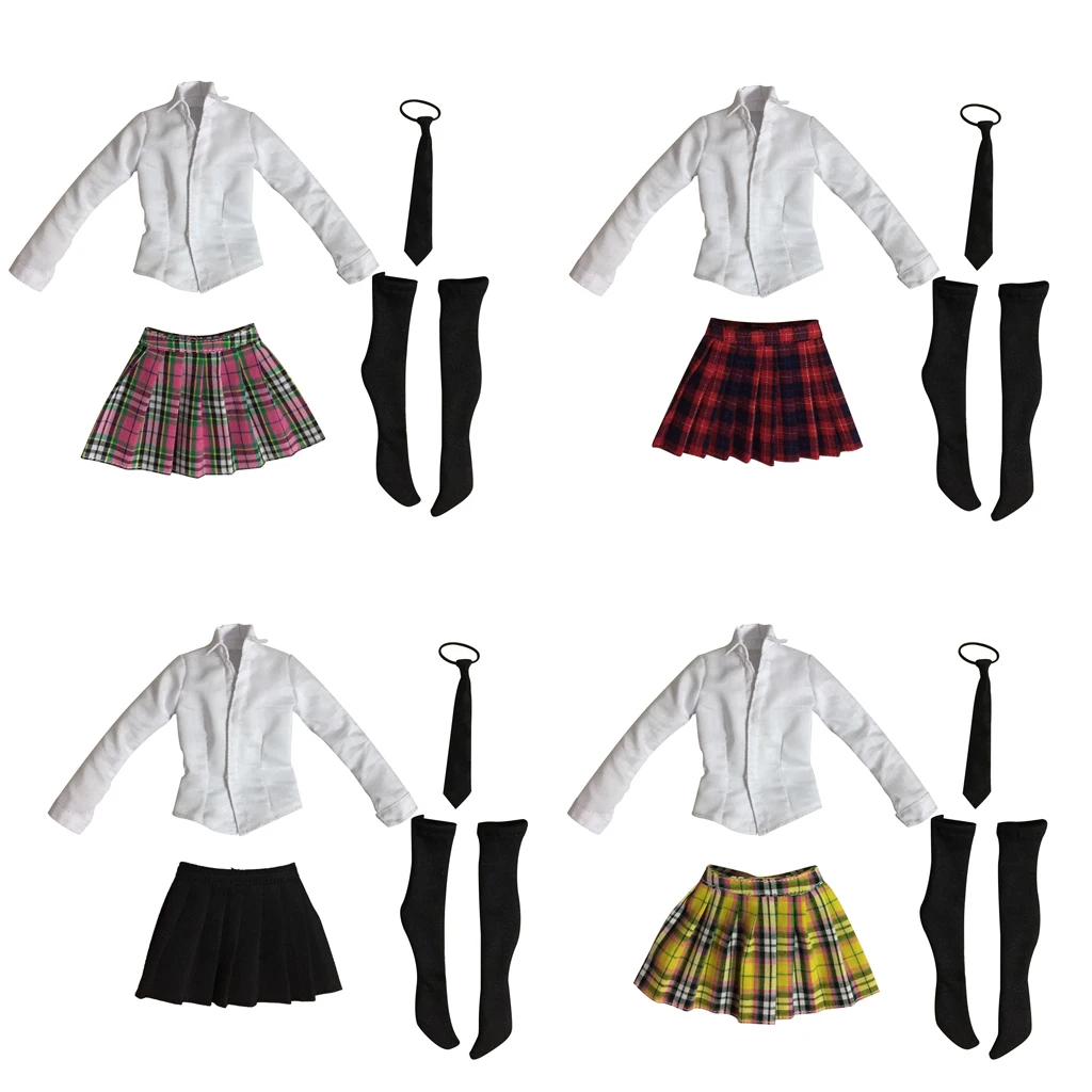 1/6 Student Uniform Shirt Skirt Set for 12' Action Female Body Kumik CY CG Girl Clothes Kids Toy Dolls Accessory
1/6 Student Uniform Shirt Skirt Set for 12' Action Female Body Kumik CY CG Girl Clothes Kids Toy Dolls Accessory