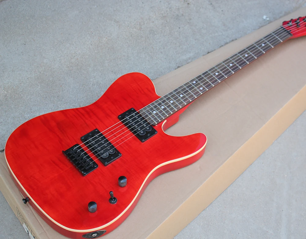 Factory customized red electric guitar, rose wood finger plate, black pickup, can be customized, free delivery
Factory customized red electric guitar, rose wood finger plate, black pickup, can be customized, free delivery