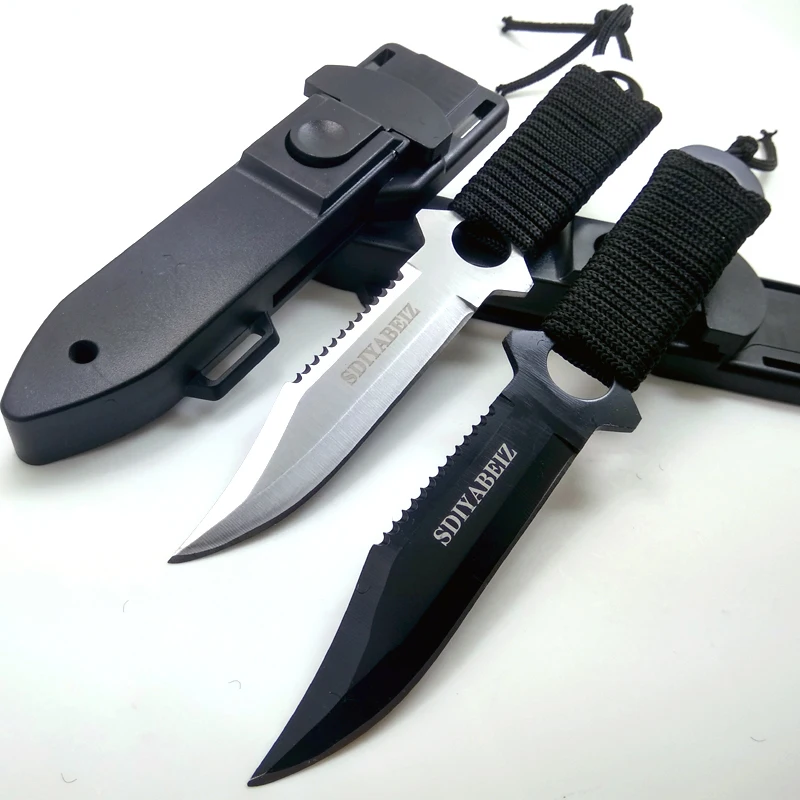 Brand 7Cr17mov Steel Handle Hunting Fixed Blade Knife Outdoor Tool Camping Pocket Survival Knife Tactical Knives +ABS Sheath
Brand 7Cr17mov Steel Handle Hunting Fixed Blade Knife Outdoor Tool Camping Pocket Survival Knife Tactical Knives +ABS Sheath