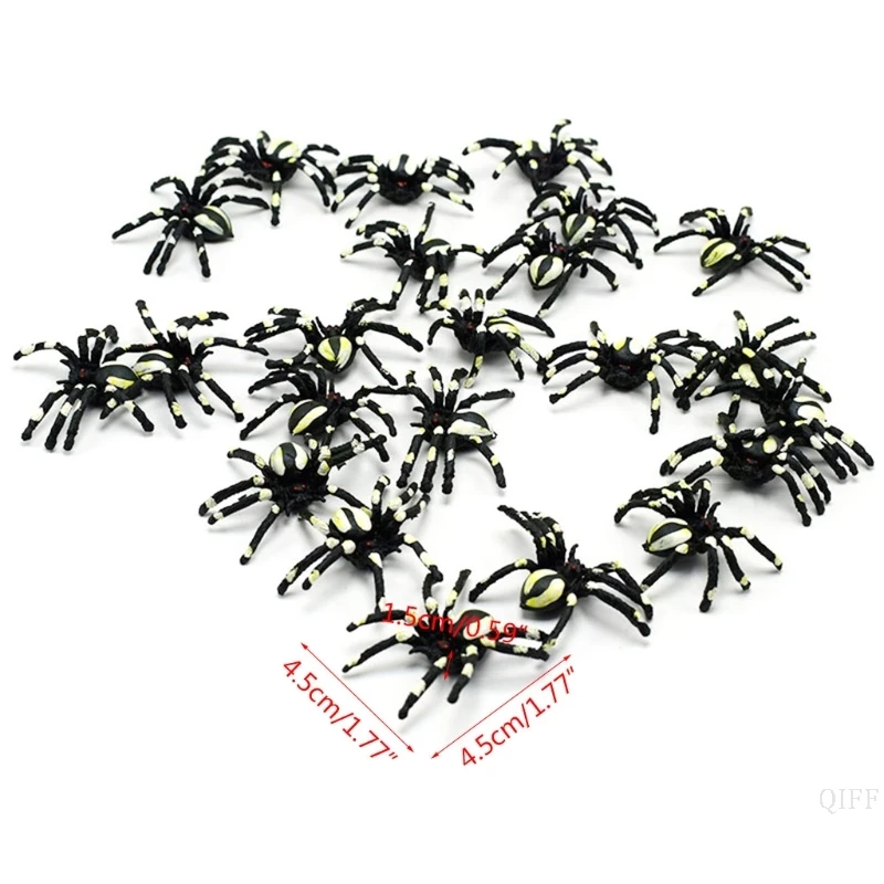 New New 5PCS Small Scary Spiders Halloween Party Props Decoration Horror Joke Toy
New New 5PCS Small Scary Spiders Halloween Party Props Decoration Horror Joke Toy