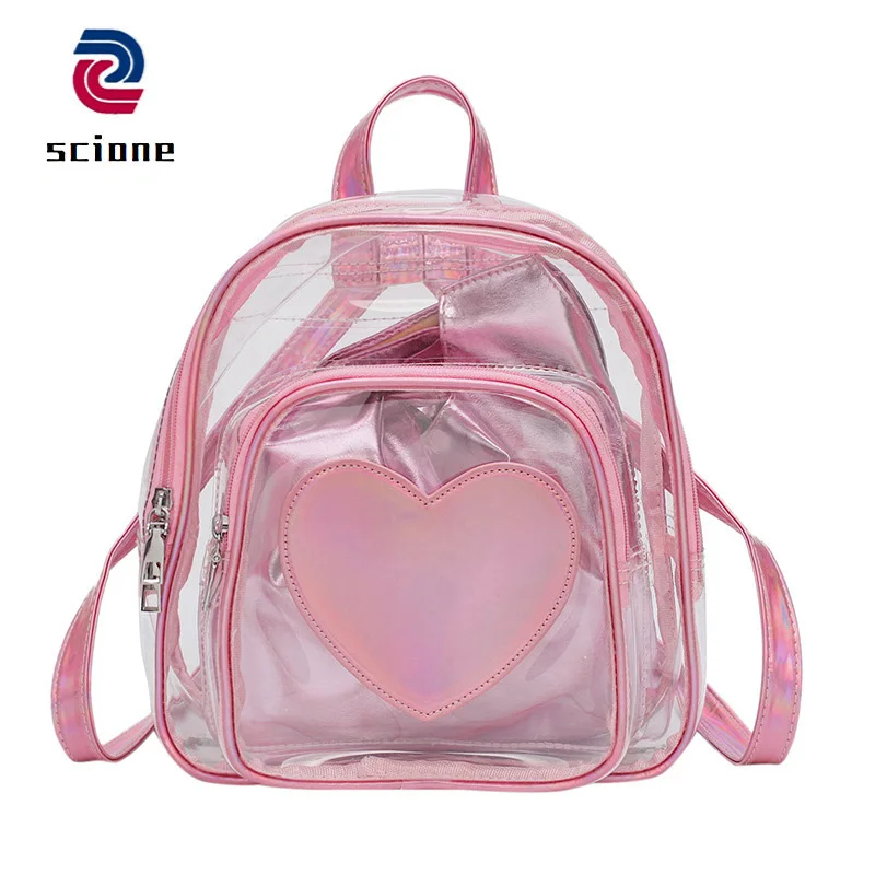 Женская сумка Ita маленький прозрачный рюкзак для девочек-подростков сексуальный