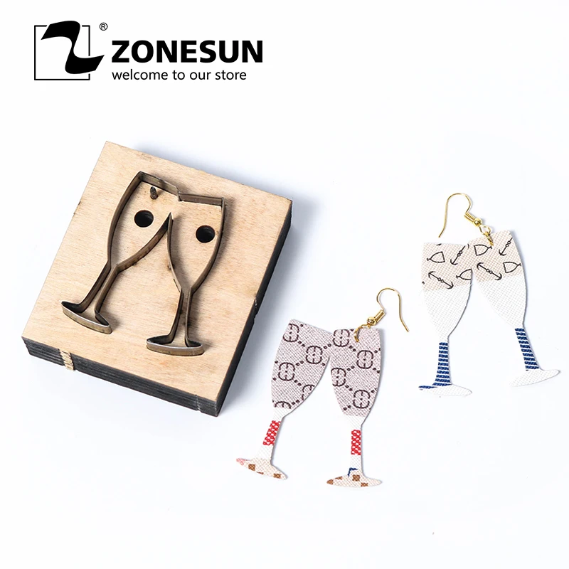 ZONESUN Champagne Leather Earring Cutting Die Paper Leather Tool For Die Cutting Machine DIY Punching Clicker Steel Rule Die
ZONESUN Champagne Leather Earring Cutting Die Paper Leather Tool For Die Cutting Machine DIY Punching Clicker Steel Rule Die