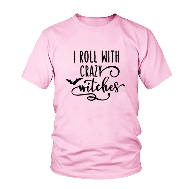 Summer Hot New Funny Letter Tee I Roll With Crazy Witches T-Shirt Femal Graphic Halloween Holiday Tops Slogan Aesthetic Shirts
Summer Hot New Funny Letter Tee I Roll With Crazy Witches T-Shirt Femal Graphic Halloween Holiday Tops Slogan Aesthetic Shirts