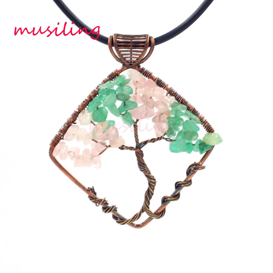 Rhombus Life Tree Pendants Pendulum Natural Stone Vintage Copper Plated Fashion Jewelry for Women Reiki Charms Amulet 10Pcs
Rhombus Life Tree Pendants Pendulum Natural Stone Vintage Copper Plated Fashion Jewelry for Women Reiki Charms Amulet 10Pcs
