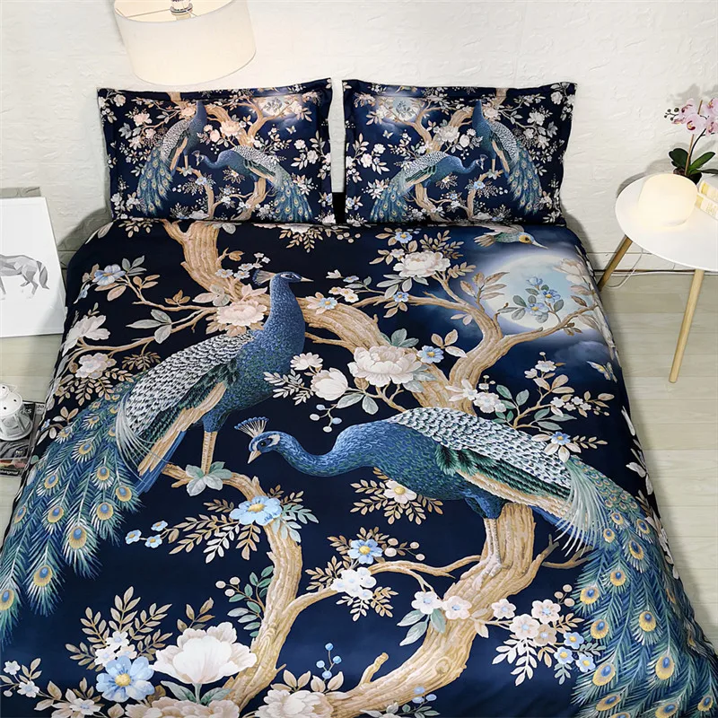 Fanaijia Indian peacock Bedding Set queen size Bohemian Duvet Cover set with pillowcase king Bedline best gift
Fanaijia Indian peacock Bedding Set queen size Bohemian Duvet Cover set with pillowcase king Bedline best gift
