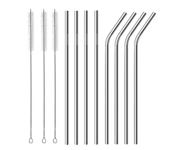 Free shipping 10.5 inch stainless steel drinking straws 4 straight 4 bent with 3 cleaning brushes rust free
Free shipping 10.5 inch stainless steel drinking straws 4 straight 4 bent with 3 cleaning brushes rust free