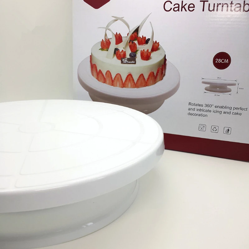1Pc Color Box Cake Turntables Rotating Anti-skid Round Cake Stand DIY Cake Decorating Tools Rotary Table Baking Kitchen Tools
1Pc Color Box Cake Turntables Rotating Anti-skid Round Cake Stand DIY Cake Decorating Tools Rotary Table Baking Kitchen Tools