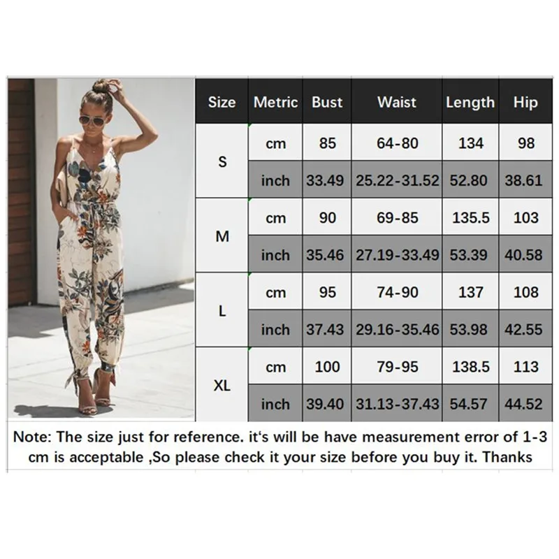 Sexy Boho Sleeveless Spaghetti Strap Bandage Jumpsuit Women Long Romper Summer Print Trousers Beach Jumpsuit Overalls Plus Size
Sexy Boho Sleeveless Spaghetti Strap Bandage Jumpsuit Women Long Romper Summer Print Trousers Beach Jumpsuit Overalls Plus Size