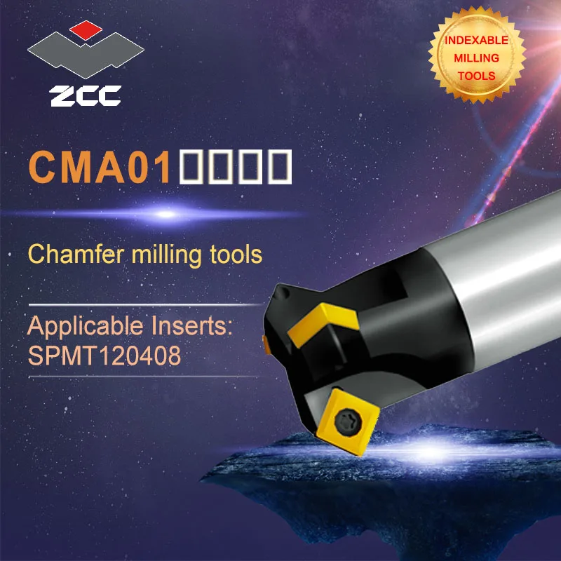 ZCC.CT original Chamfer milling tools high CMA01 performance CNC lathe tools indexable milling tools face milling tools
ZCC.CT original Chamfer milling tools high CMA01 performance CNC lathe tools indexable milling tools face milling tools