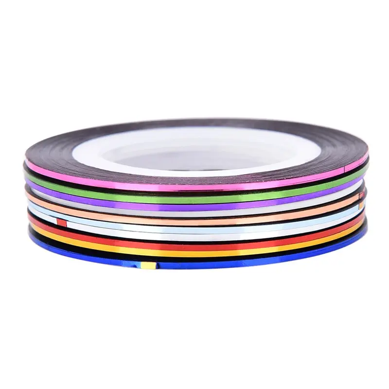 10/30 Rolls Mixed Color Nail Striping Tape Decal For DIY 3D Variety Nail Art Tips Decorations Nail Line Foil Nail Sticker
10/30 Rolls Mixed Color Nail Striping Tape Decal For DIY 3D Variety Nail Art Tips Decorations Nail Line Foil Nail Sticker