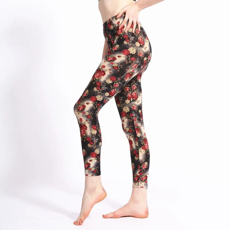 New Arrival Red Rose Flowers Printing Women Leggings High Waist Polyester/Spandex Soft Material Sexy Elastic Fitness Legging
New Arrival Red Rose Flowers Printing Women Leggings High Waist Polyester/Spandex Soft Material Sexy Elastic Fitness Legging