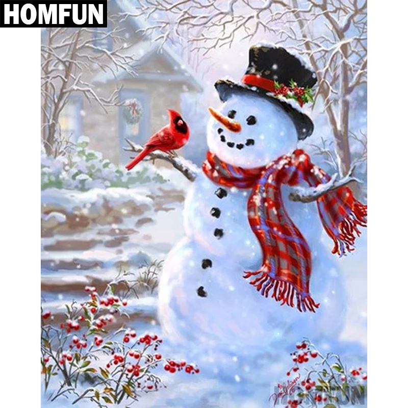 Алмазная живопись HOMFUN A06017 «Снеговик, птица», вышивка крестиком, прямоугольная/круглая картина 5D «сделай сам», домашний декор
Алмазная живопись HOMFUN A06017 «Снеговик, птица», вышивка крестиком, прямоугольная/круглая картина 5D «сделай сам», домашний декор