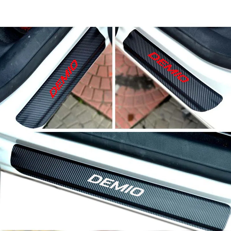 4PCS carbon fiber vinyl sticker Car Door Sill Scuff Plate For Mazda Demio Auto Parts Accessories
4PCS carbon fiber vinyl sticker Car Door Sill Scuff Plate For Mazda Demio Auto Parts Accessories