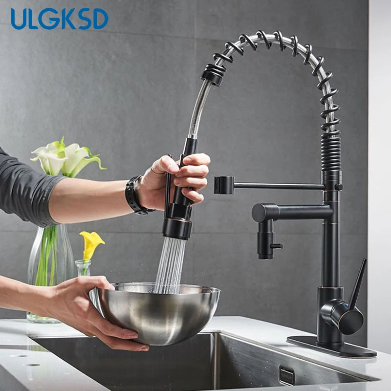 ULGKSD Бронзовый Смеситель для кухни с одной ручкой и поворотом на 360 градусов с распылительной головкой Ducha смеситель для горячей и холодной в...
ULGKSD Бронзовый Смеситель для кухни с одной ручкой и поворотом на 360 градусов с распылительной головкой Ducha смеситель для горячей и холодной в...