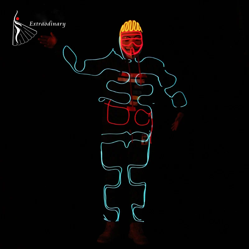 Halloween LED Dance Costumes Luminous Performance Stage Trendy Style As Party Light Up Dance Wear DJ Dance Luminous 8pcs
Halloween LED Dance Costumes Luminous Performance Stage Trendy Style As Party Light Up Dance Wear DJ Dance Luminous 8pcs