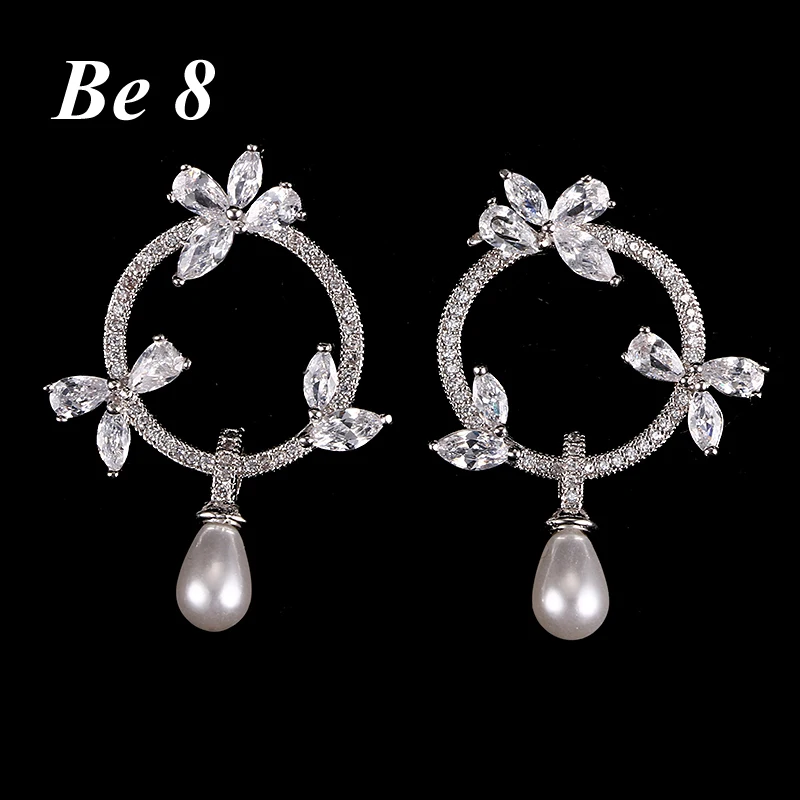 Be8 Brand Fashion Style Round Shape With Crystal Top Quality Earrings White Gold Color Wedding Bride Earrings Luxury Gifts E-202
Be8 Brand Fashion Style Round Shape With Crystal Top Quality Earrings White Gold Color Wedding Bride Earrings Luxury Gifts E-202