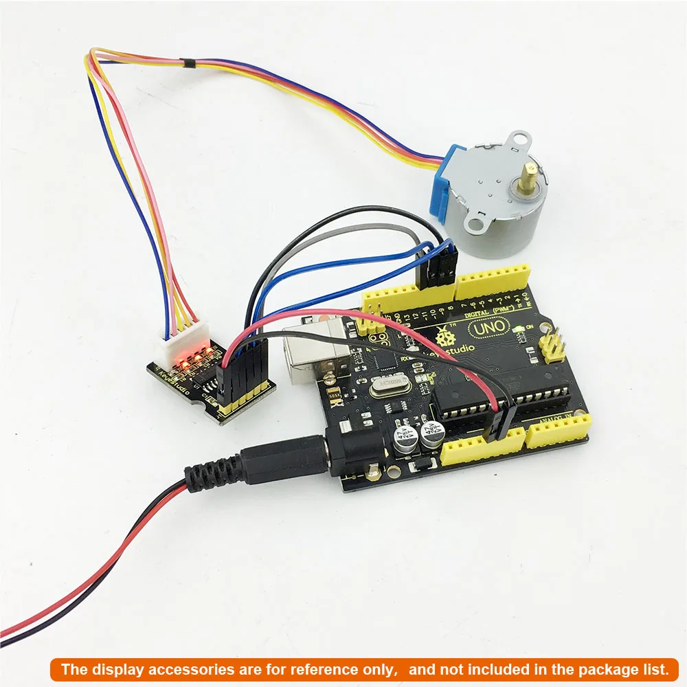 Free shipping!3 PCS (Keyestudio 5V Step- Motor 28BYJ-48+ULN2003 Driver board) for Arduino
Free shipping!3 PCS (Keyestudio 5V Step- Motor 28BYJ-48+ULN2003 Driver board) for Arduino