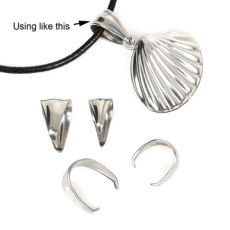 60pcs/lot Stainless Steel Charms Pendant Clasps Pinch Clips Bails Charm Necklace Connectors Jewelry Finding Accessories
60pcs/lot Stainless Steel Charms Pendant Clasps Pinch Clips Bails Charm Necklace Connectors Jewelry Finding Accessories