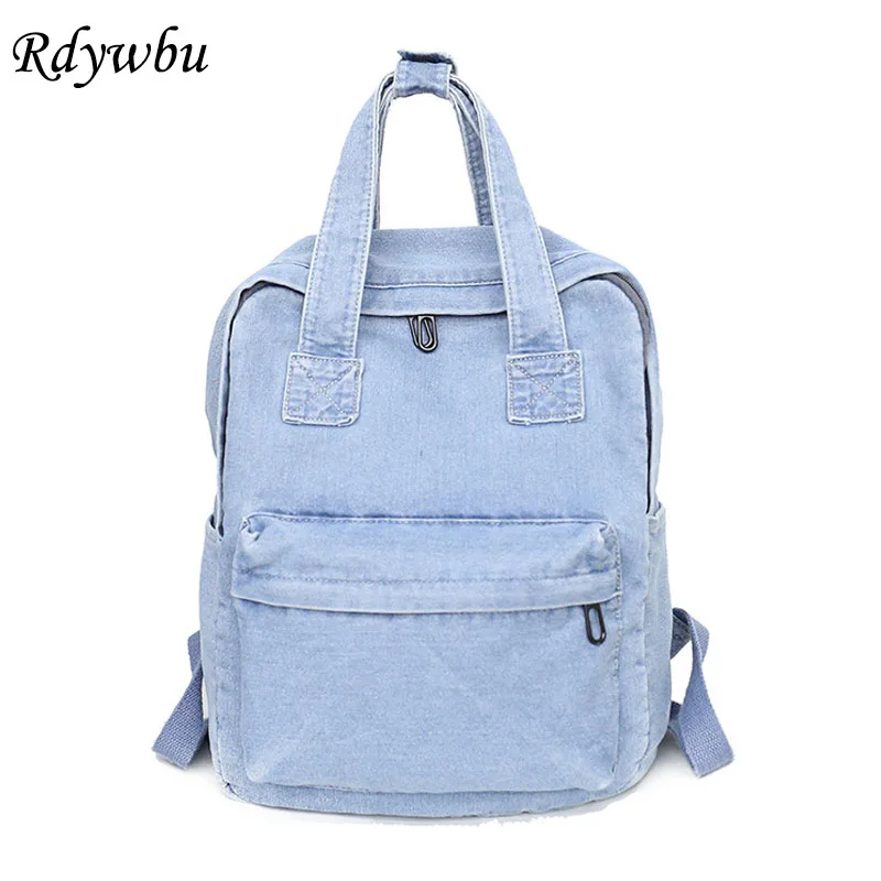 Rdywbu Multifunction Women Denim Backpack Large Bookbag School Bag For Teenager Laptop Bag Rucksack Travel Mochilas B756
Rdywbu Multifunction Women Denim Backpack Large Bookbag School Bag For Teenager Laptop Bag Rucksack Travel Mochilas B756
