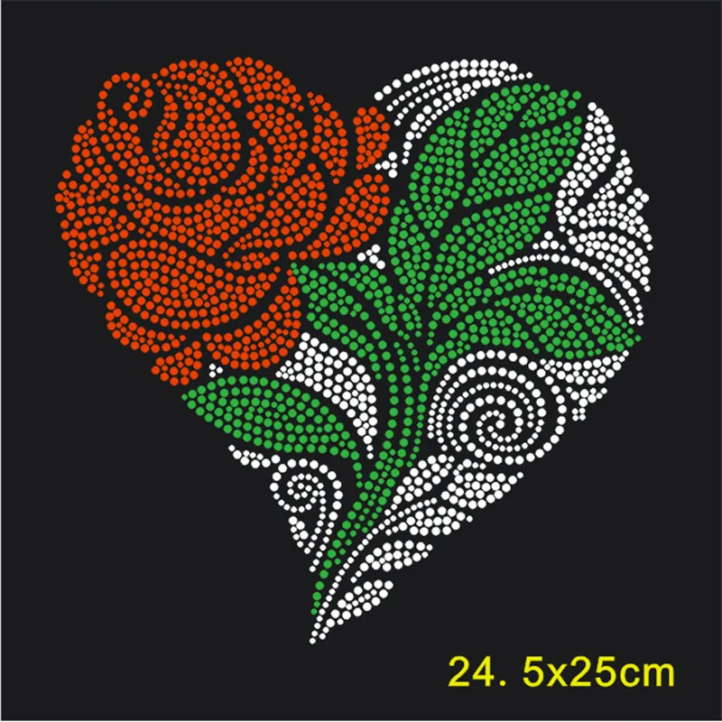 Rhinestone Motif Designs Heart Rhinestone Flower Hot-Fix Custom Rhinestones Sticker T-Shirt Crafts 10Pcs Handmade Accessories
Rhinestone Motif Designs Heart Rhinestone Flower Hot-Fix Custom Rhinestones Sticker T-Shirt Crafts 10Pcs Handmade Accessories