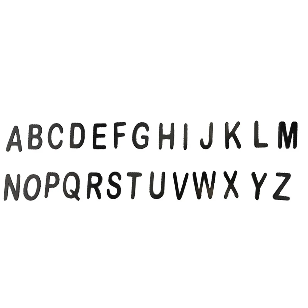 Фото Креативный DIY символ Английский алфавит железная - купить
