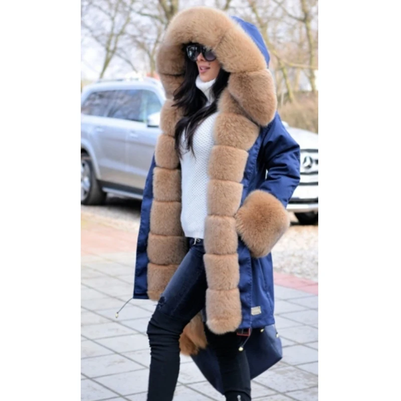 Tatyana Furclub New Arrival Women Parka With Natural Fox Fur Collar Real Fur Coat Winter Fur Jacket Thick Warm Outwear Plus Size
Tatyana Furclub New Arrival Women Parka With Natural Fox Fur Collar Real Fur Coat Winter Fur Jacket Thick Warm Outwear Plus Size