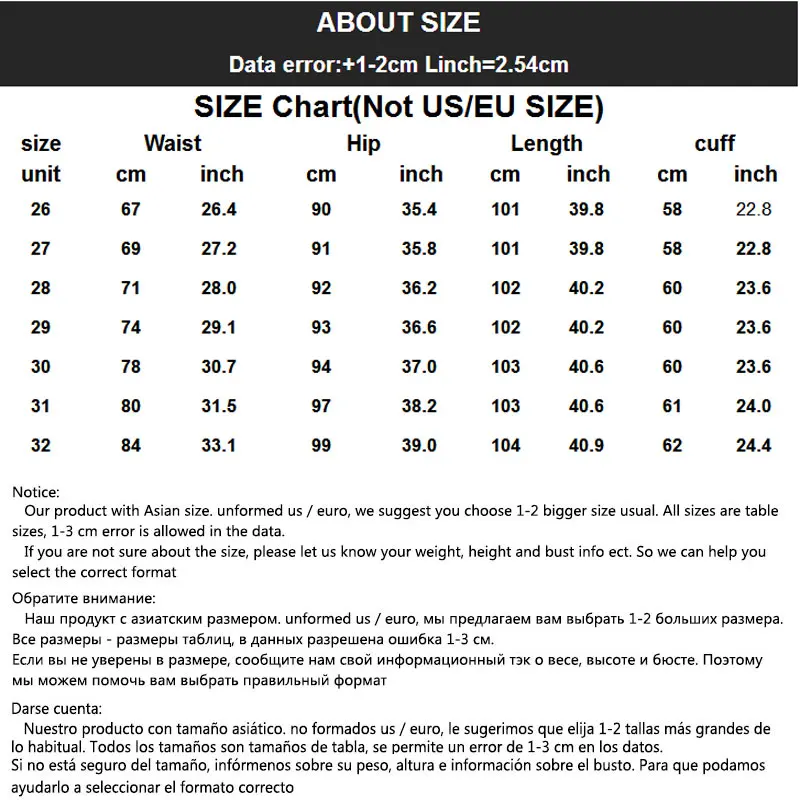 2018 Spring and Autumn new Hole jeans Female High waist Big Bell pants Edging Wide Leg pants was Thin Black trousers Size 26-32
2018 Spring and Autumn new Hole jeans Female High waist Big Bell pants Edging Wide Leg pants was Thin Black trousers Size 26-32
