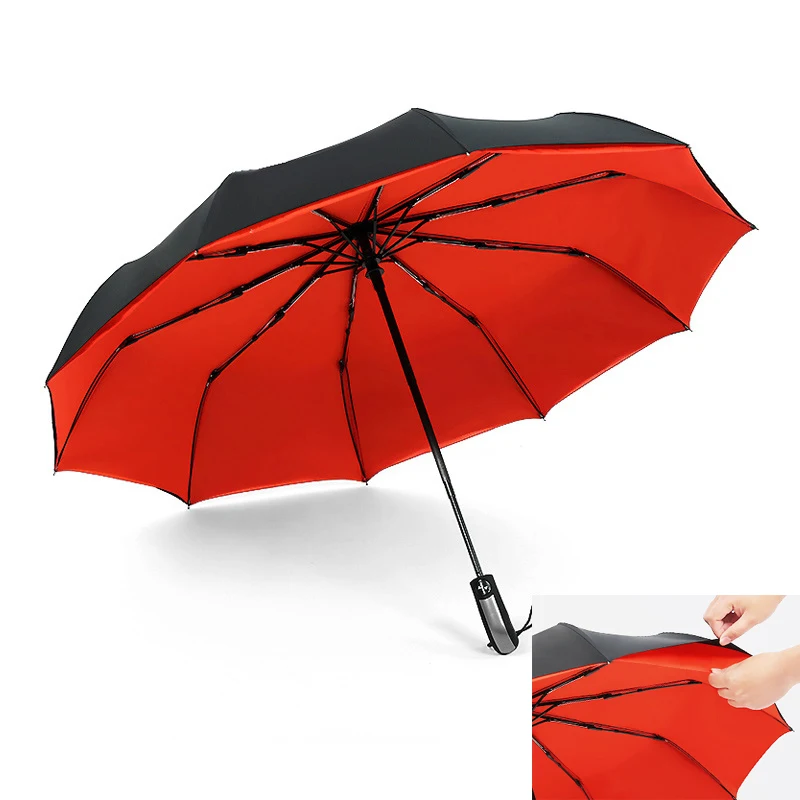 Windproof Big Business Umbrellas Rain Women Man Full-Automatic parasol 10 Ribs Man Folding Umbrella Male Big paraguas plegable
Windproof Big Business Umbrellas Rain Women Man Full-Automatic parasol 10 Ribs Man Folding Umbrella Male Big paraguas plegable