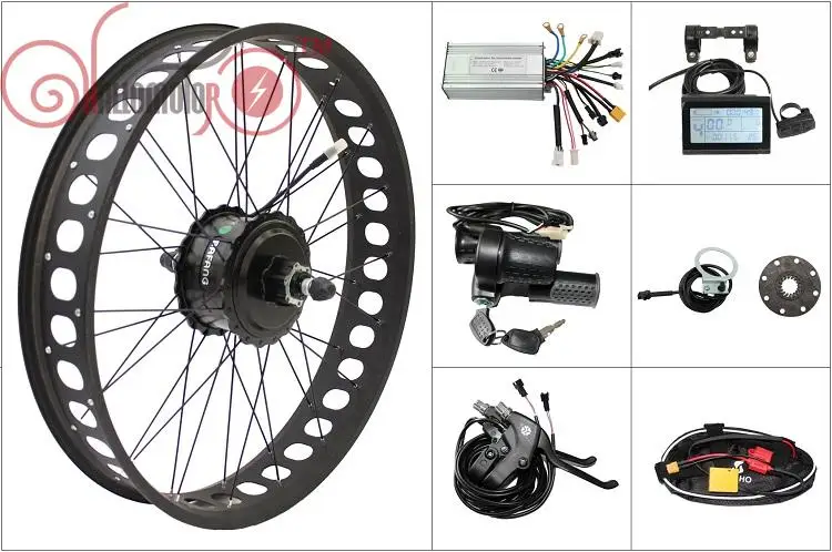 Бесплатная доставка 48 в 750 Вт 8Fun Bafang моторный велосипед Freehub кассета Fat Tire Rear Wheel