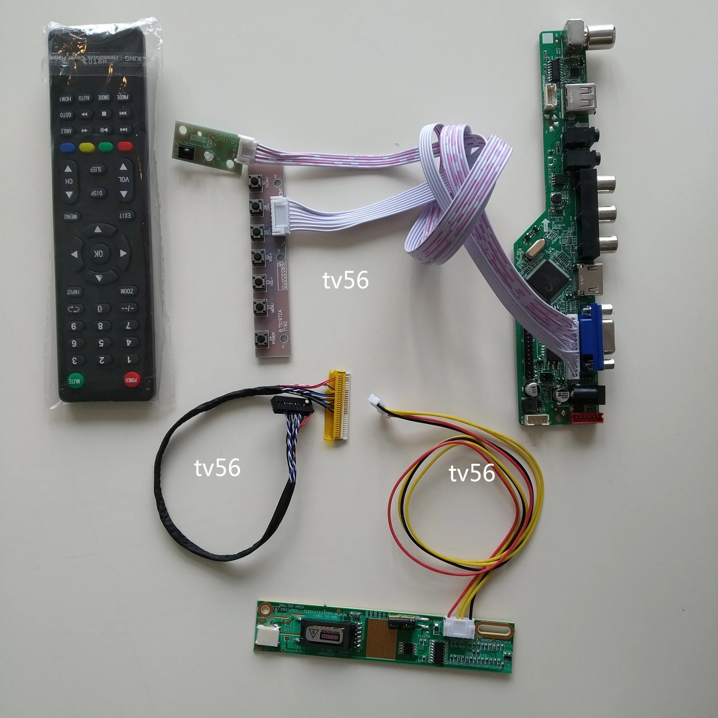 ЖК дисплей светодиодный ТВ AV аудио USB VGA 1 флуоресцентные лампы с холодным катодом