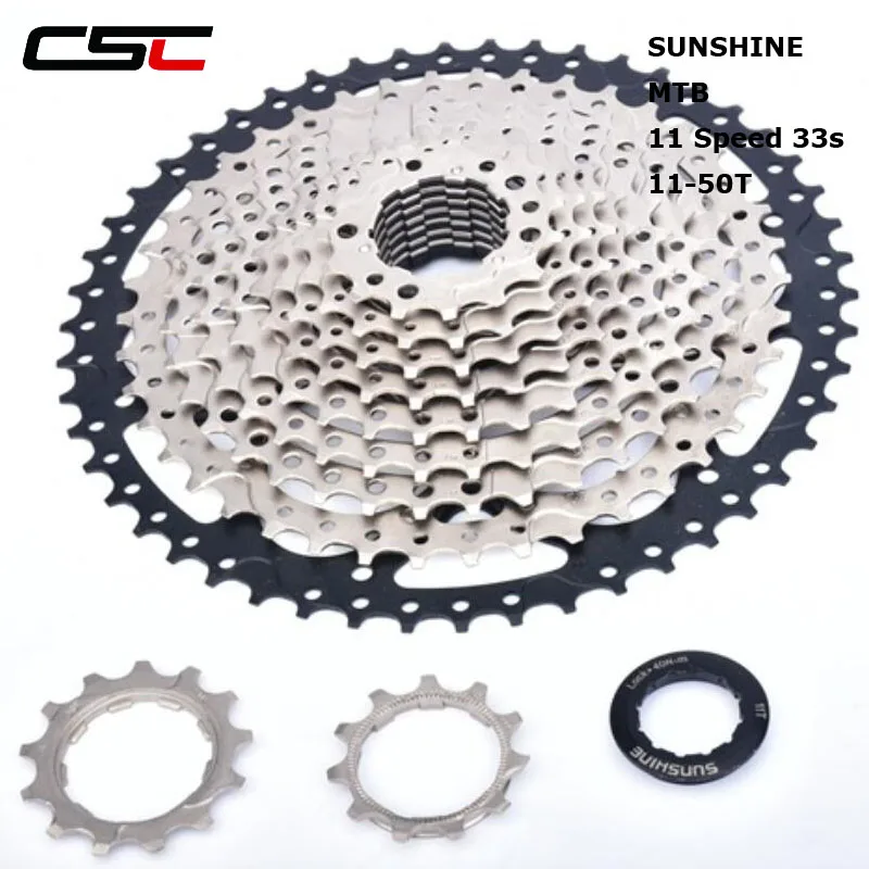 Sunshine mtb велосипедная кассета 11 скоростей 11-50T Cog 50T 33S велосипедная бесколесная звездочка
Sunshine mtb велосипедная кассета 11 скоростей 11-50T Cog 50T 33S велосипедная бесколесная звездочка