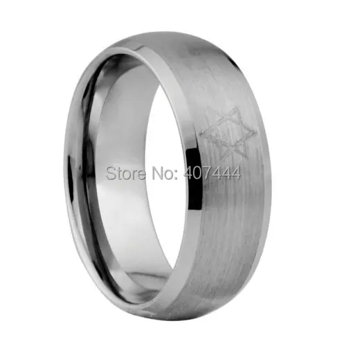 Free Shipping USA UK Canada Russia Brazil Supernova Sale 8MM Men's Comfort Fit Star of David Silver Matte Tungsten Wedding Rings
Free Shipping USA UK Canada Russia Brazil Supernova Sale 8MM Men's Comfort Fit Star of David Silver Matte Tungsten Wedding Rings