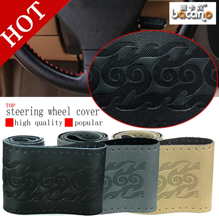 high quality Black Gray Beige DIY Genuine Leather Cowhide Car Steering Wheel Cover With Needles and Thread Red Free shipping
high quality Black Gray Beige DIY Genuine Leather Cowhide Car Steering Wheel Cover With Needles and Thread Red Free shipping