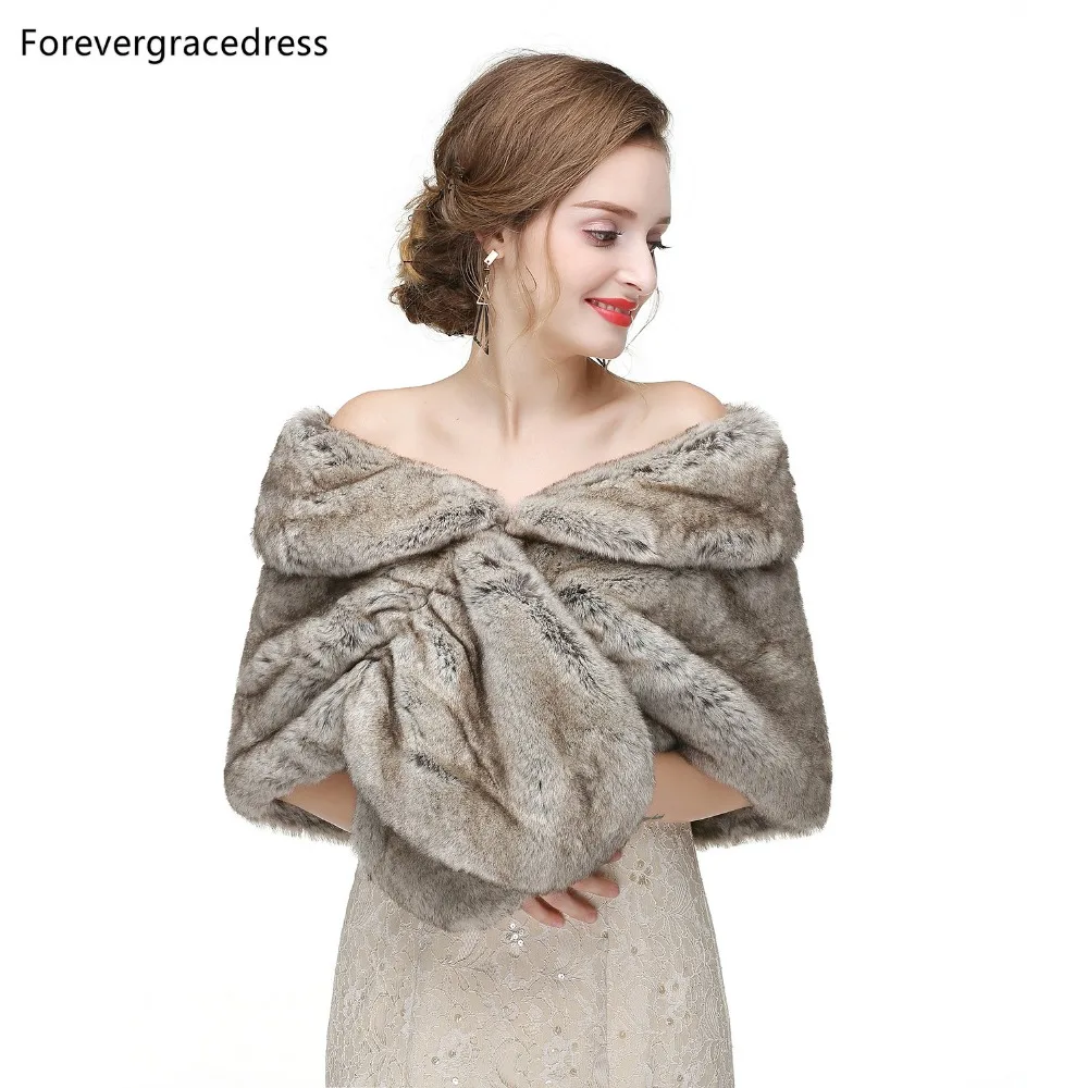 Forevergracedress 2019 Elegant Soft Autumn Winter Faux Fur Bride Wedding Wraps Bolero Jackets Bridal Coats Shawls Scarves PJ428
Forevergracedress 2019 Elegant Soft Autumn Winter Faux Fur Bride Wedding Wraps Bolero Jackets Bridal Coats Shawls Scarves PJ428