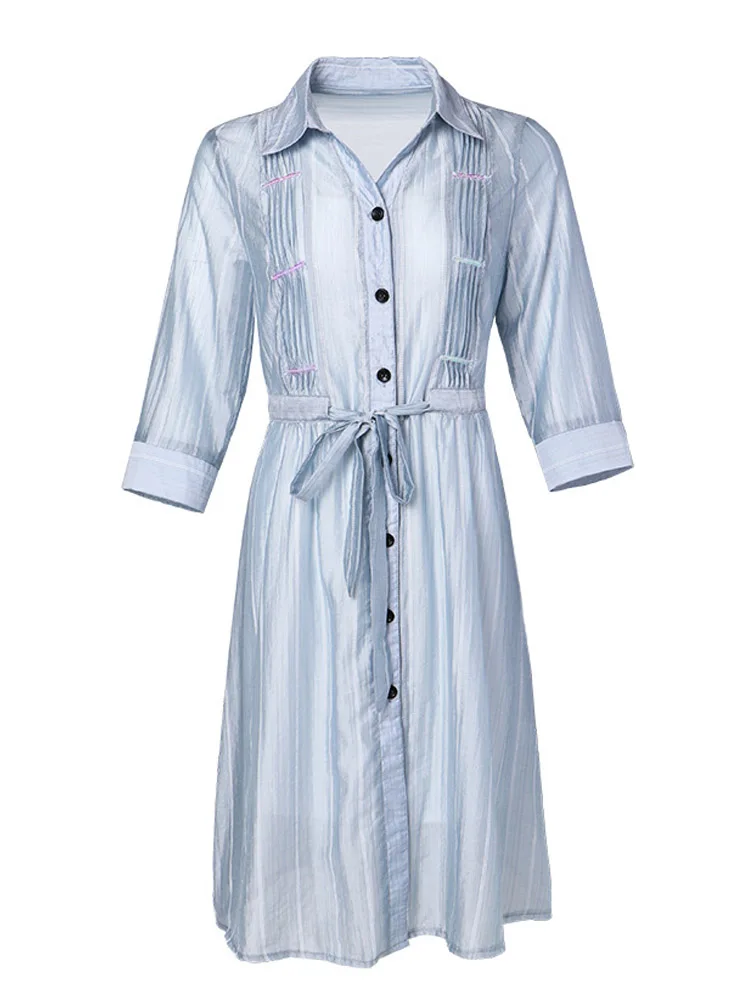 2019 New Summer Women's Fashion Dress Solid Color Seven Point Sleeves Long Section Europe America A Word Dresses Female L309
2019 New Summer Women's Fashion Dress Solid Color Seven Point Sleeves Long Section Europe America A Word Dresses Female L309