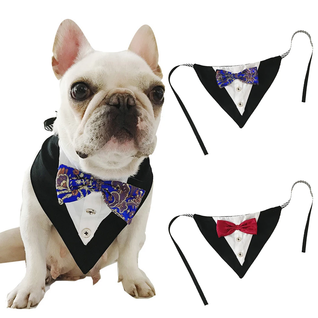 Pet Bandana Collar Dog Cat Gentleman Fashion Suit Butterfly Wedding Dress Bow Tie Triangle Clothing Decor Cotton Dog Kerchief
Pet Bandana Collar Dog Cat Gentleman Fashion Suit Butterfly Wedding Dress Bow Tie Triangle Clothing Decor Cotton Dog Kerchief