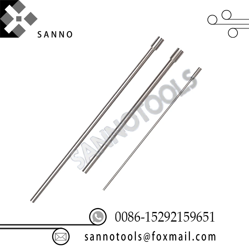Diameter 2.9mm length 100mm, 150mm, 200mm, 250mm, 300mm mould flat ejector pins, strainght shank lock pin for cnc machining
Diameter 2.9mm length 100mm, 150mm, 200mm, 250mm, 300mm mould flat ejector pins, strainght shank lock pin for cnc machining