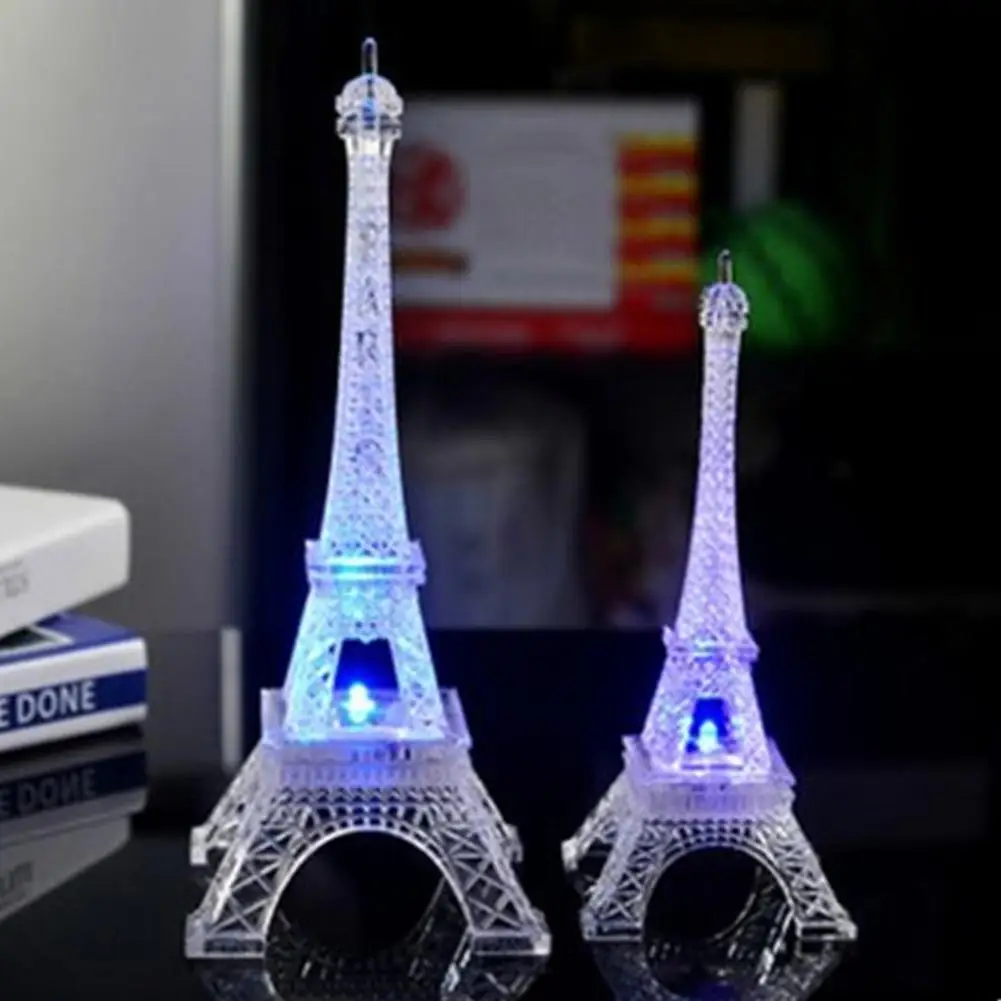 Colorful Romantic Eiffel Tower LED Night Light Desk Wedding Valentine's Day Bedroom Decorate Lamp Child Gift
Colorful Romantic Eiffel Tower LED Night Light Desk Wedding Valentine's Day Bedroom Decorate Lamp Child Gift