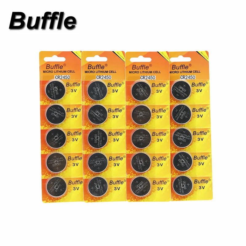 Hot selling 20pcs 3V Lithium Coin Cells Button Battery CR2450 DL2450 BR2450 LM2450 KCR5029 For LED Lights Watches
Hot selling 20pcs 3V Lithium Coin Cells Button Battery CR2450 DL2450 BR2450 LM2450 KCR5029 For LED Lights Watches