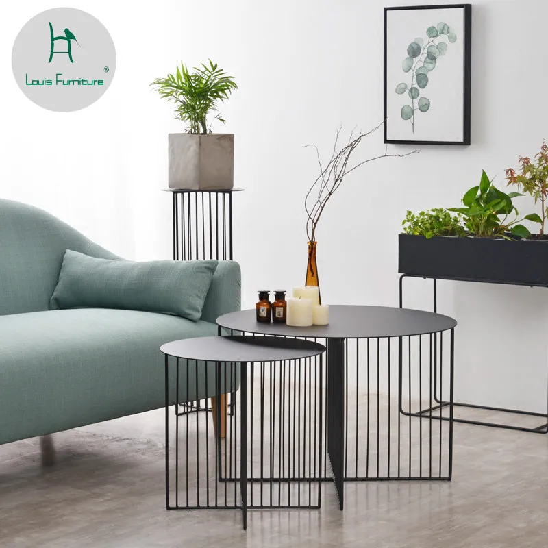 Louis Fashion Nordic Iron Art Circular Tea Small Apartment Living Room Creative Table Modern Simple Table Coffee
Louis Fashion Nordic Iron Art Circular Tea Small Apartment Living Room Creative Table Modern Simple Table Coffee