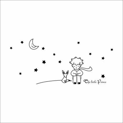 Black Movie The Little Prince Wall Art Sticker Mural Vinyl Decals Home Decor Kids Gift
Black Movie The Little Prince Wall Art Sticker Mural Vinyl Decals Home Decor Kids Gift