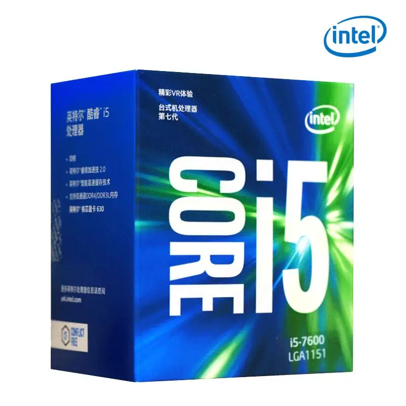 Intel/ Intel I5 7600 seven generation CPU boxed processor LGA 1151 compatible B250 motherboard
Intel/ Intel I5 7600 seven generation CPU boxed processor LGA 1151 compatible B250 motherboard