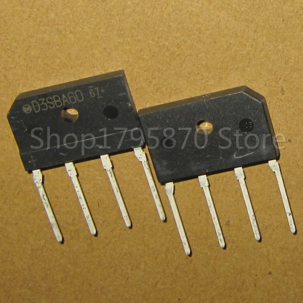 D3SBA60 D3SB60 Rectifier Bridge D3SB 60 3A600V Single-phase Rectifier Bridge New Original
D3SBA60 D3SB60 Rectifier Bridge D3SB 60 3A600V Single-phase Rectifier Bridge New Original
