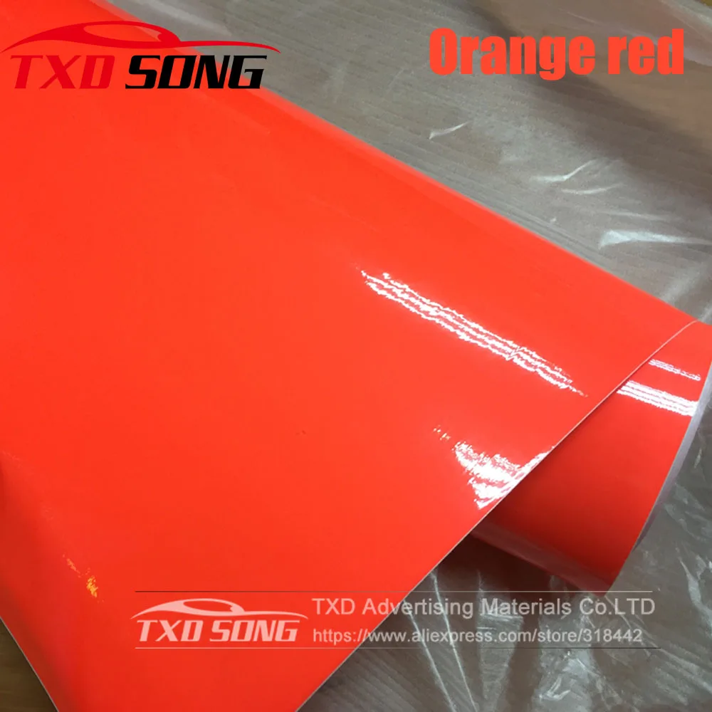 Fluorescent Vinyl Car Wrap Film Red Fluorescent car sticker High stretchable fluorescent orange red vinyl film 4 Colors Choice
Fluorescent Vinyl Car Wrap Film Red Fluorescent car sticker High stretchable fluorescent orange red vinyl film 4 Colors Choice