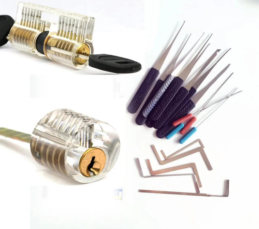 Free Shipping Locksmith Wrench Tools Remove Tools 5 Pin,7Pin Transparen Practice Lock ,Locksmith Training Kit
Free Shipping Locksmith Wrench Tools Remove Tools 5 Pin,7Pin Transparen Practice Lock ,Locksmith Training Kit